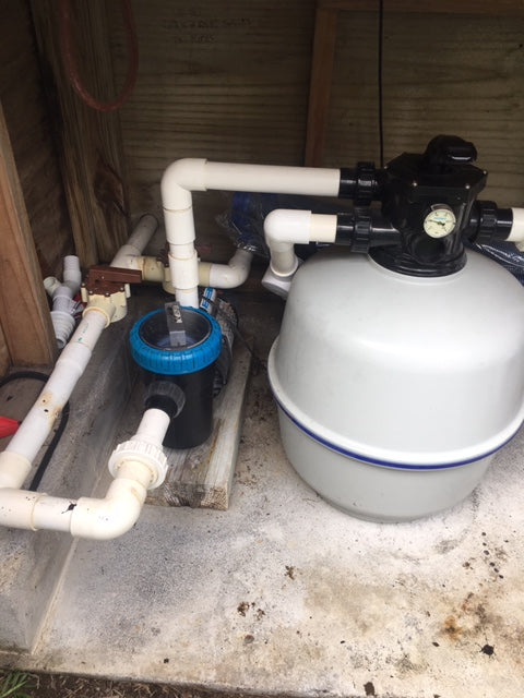 New Pool Equipment and Pipe Layout