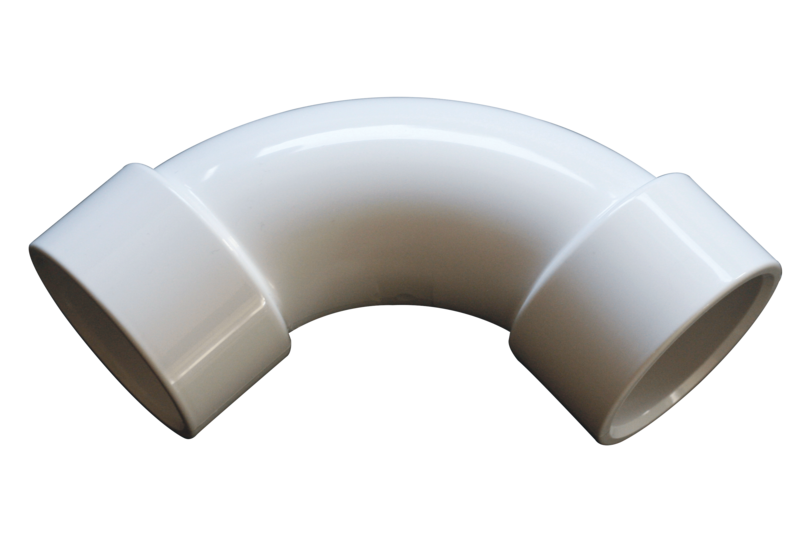 50mm Sweep PVC bend