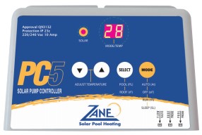Waterco Zane Solar Heating PC5 controller