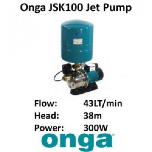 ONGA Homemaster JSK series - Pressure system - Pump + Pressure switch + Pressure Tank