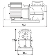 ONGA APR100 POOL PUMP - 1hp