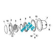 Filtrite Light Dress ring and cam screw (set of 2)