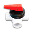 Valve 50mm 3 Way (Teflon Seal)