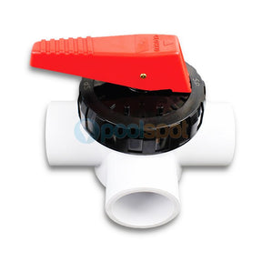 Valve 50mm 3 Way (Teflon Seal)