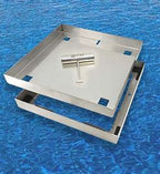 Hidden skimmer lid - stainless